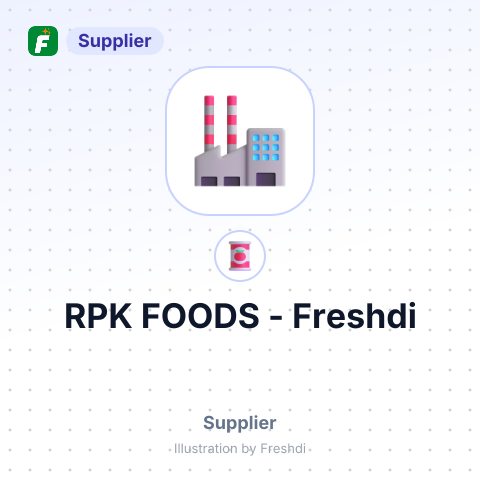 RPK FOODS – summary card, no photo uploaded yet