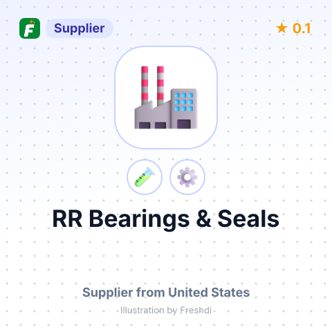 RR Bearings & Seals  – summary card, no photo uploaded yet
