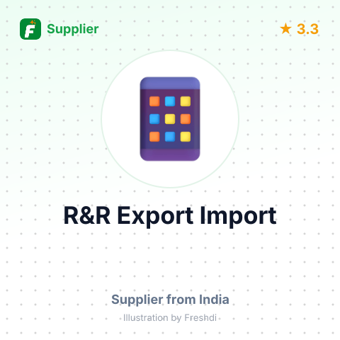R&R Export Import – summary card, no photo uploaded yet