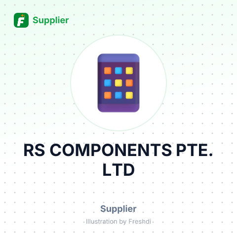 RS COMPONENTS PTE. LTD – summary card, no photo uploaded yet