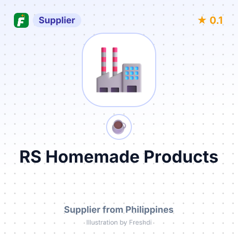 RS Homemade Products  – summary card, no photo uploaded yet
