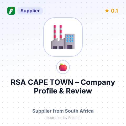 RSA CAPE TOWN – summary card, no photo uploaded yet