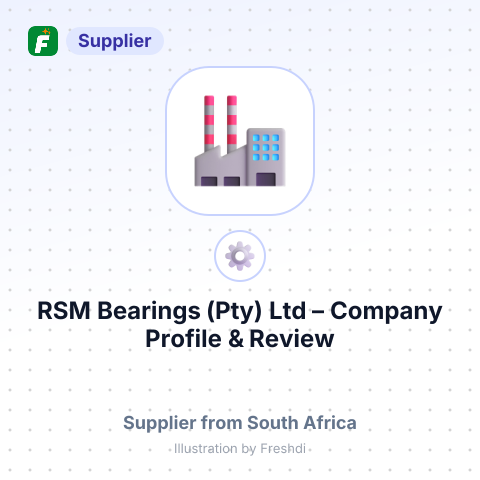 RSM Bearings (Pty) Ltd – summary card, no photo uploaded yet