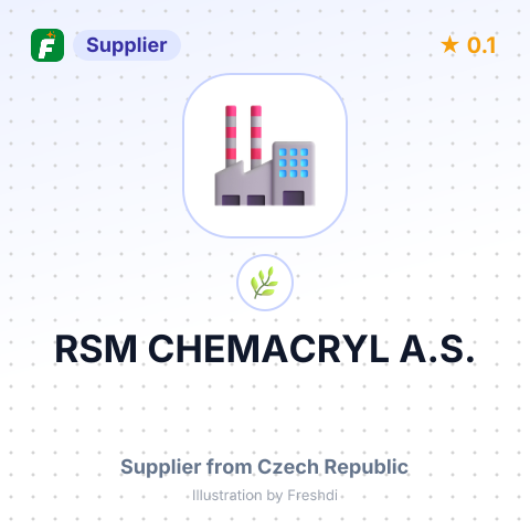 RSM CHEMACRYL A.S. – summary card, no photo uploaded yet