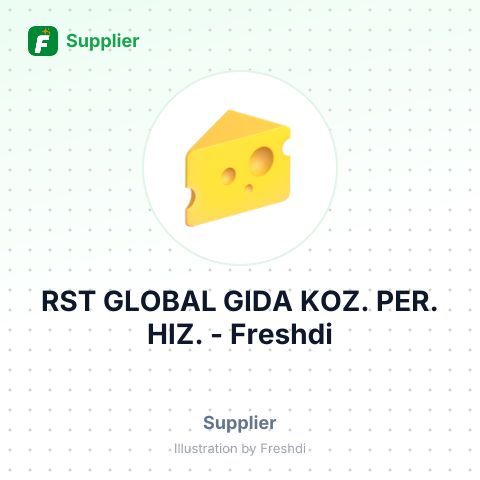 RST GLOBAL GIDA KOZ. PER. HIZ. – summary card, no photo uploaded yet
