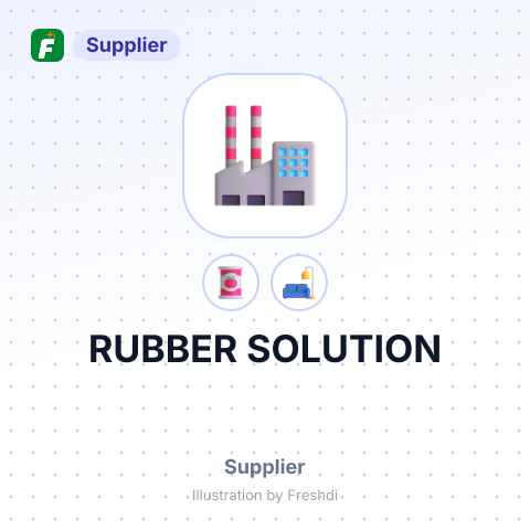 RUBBER SOLUTION – summary card, no photo uploaded yet