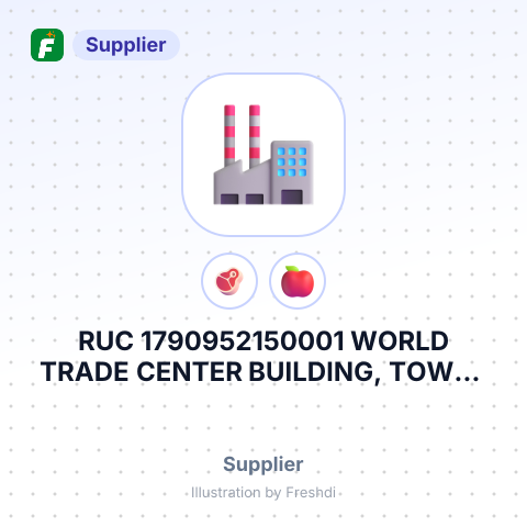RUC 1790952150001 WORLD TRADE CENTER BUILDING, TOWER B, FLOOR – summary card, no photo uploaded yet