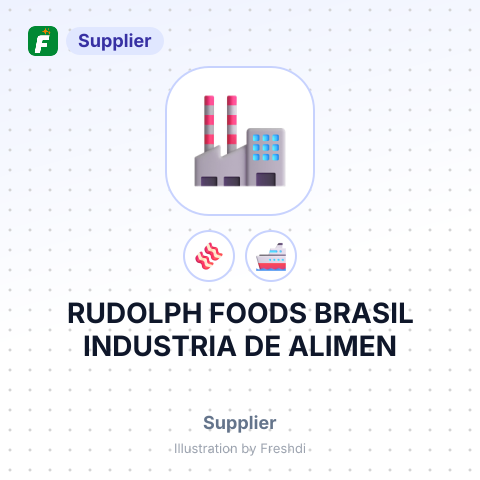 RUDOLPH FOODS BRASIL INDUSTRIA DE ALIMEN – summary card, no photo uploaded yet