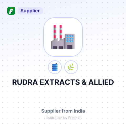 RUDRA EXTRACTS & ALLIED – summary card, no photo uploaded yet