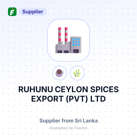 RUHUNU CEYLON SPICES EXPORT (PVT) LTD – summary card, no photo uploaded yet