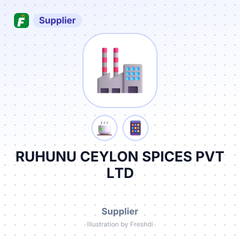 RUHUNU CEYLON SPICES PVT LTD – summary card, no photo uploaded yet