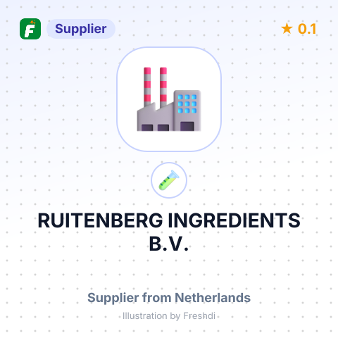 RUITENBERG INGREDIENTS B.V. – summary card, no photo uploaded yet