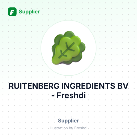 RUITENBERG INGREDIENTS BV – summary card, no photo uploaded yet