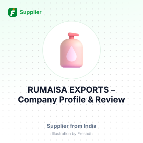 RUMAISA EXPORTS – summary card, no photo uploaded yet