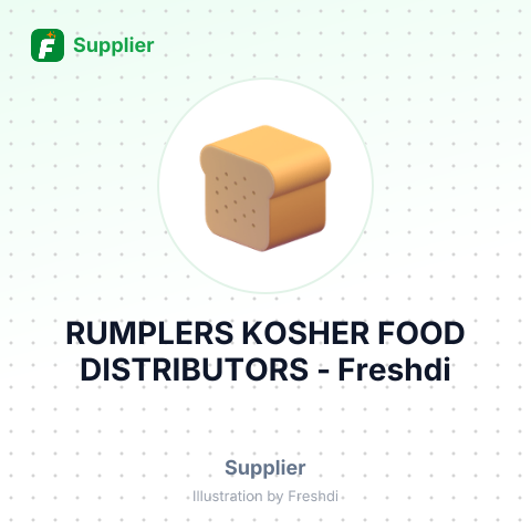 RUMPLERS KOSHER FOOD DISTRIBUTORS – summary card, no photo uploaded yet