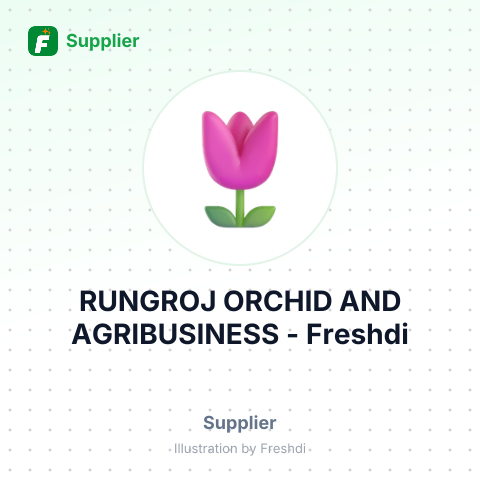 RUNGROJ ORCHID AND AGRIBUSINESS – summary card, no photo uploaded yet