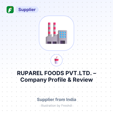 RUPAREL FOODS PVT.LTD., – summary card, no photo uploaded yet