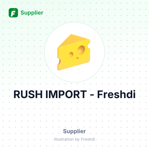RUSH IMPORT – summary card, no photo uploaded yet