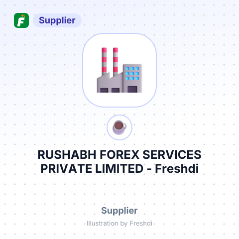 RUSHABH FOREX SERVICES PRIVATE LIMITED – summary card, no photo uploaded yet