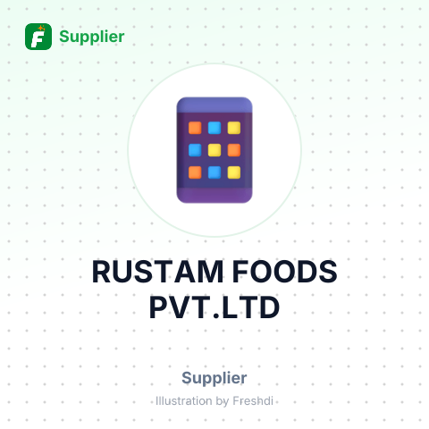 RUSTAM FOODS PVT.LTD – summary card, no photo uploaded yet