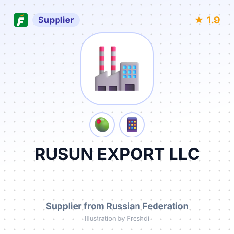 RUSUN EXPORT LLC – summary card, no photo uploaded yet