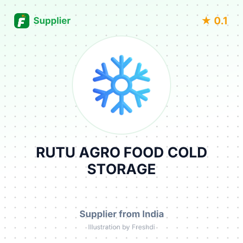 RUTU AGRO FOOD COLD STORAGE – summary card, no photo uploaded yet