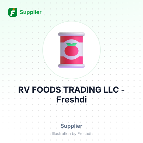 RV FOODS TRADING LLC – summary card, no photo uploaded yet