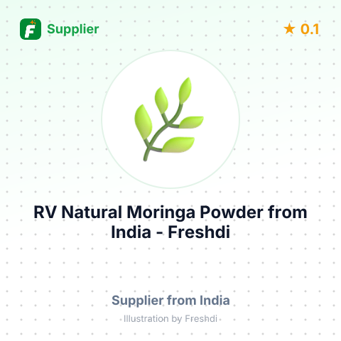 RV Natural Moringa Powder  – summary card, no photo uploaded yet