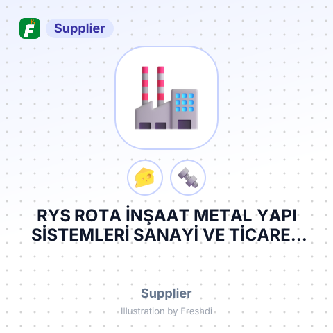 RYS ROTA İNŞAAT METAL YAPI SİSTEMLERİ SANAYİ VE TİCARET LİMİTED ŞİRKETİ – summary card, no photo uploaded yet