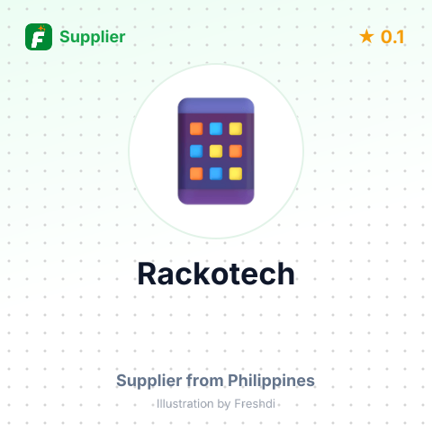 Rackotech  – summary card, no photo uploaded yet