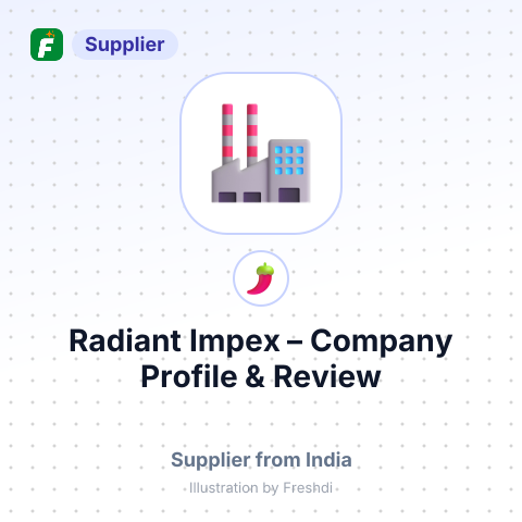 Radiant Impex – summary card, no photo uploaded yet