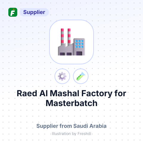 Raed Al Mashal Factory for Masterbatch – summary card, no photo uploaded yet