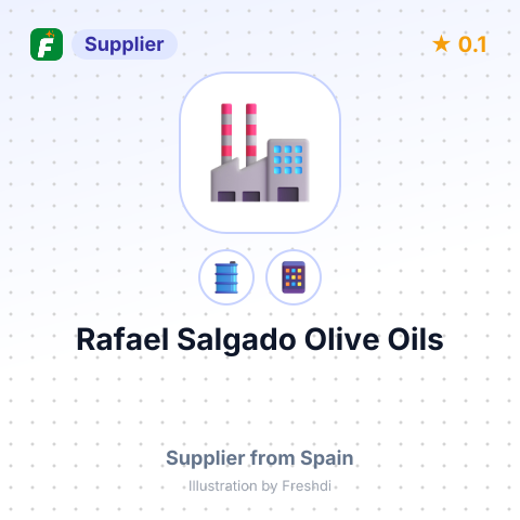 Rafael Salgado Olive Oils – summary card, no photo uploaded yet