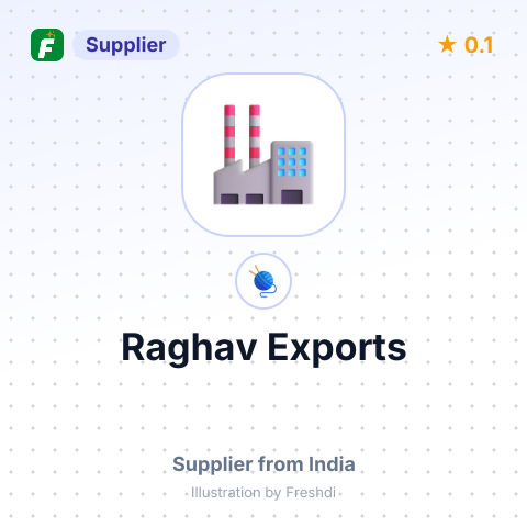 Raghav Exports – summary card, no photo uploaded yet