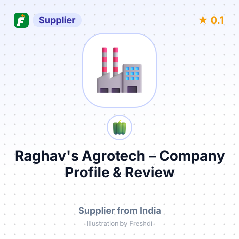 Raghav's Agrotech – summary card, no photo uploaded yet