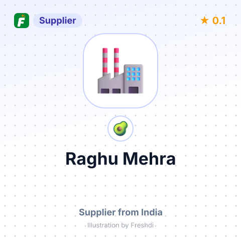 Raghu Mehra  – summary card, no photo uploaded yet