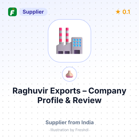 Raghuvir Exports – summary card, no photo uploaded yet