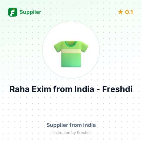 Raha Exim  – summary card, no photo uploaded yet