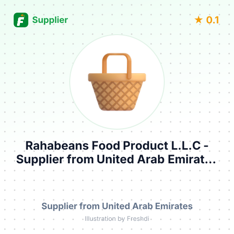 Rahabeans Food Product L.L.C  – summary card, no photo uploaded yet