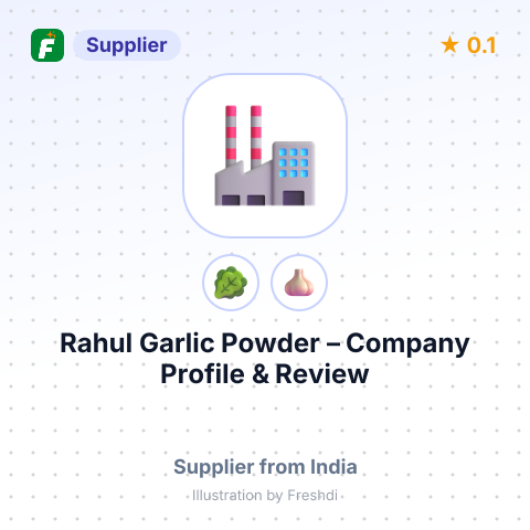 Rahul Garlic Powder – summary card, no photo uploaded yet