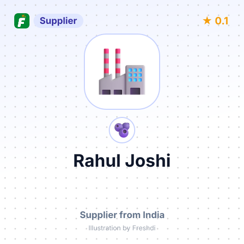 Rahul Joshi  – summary card, no photo uploaded yet