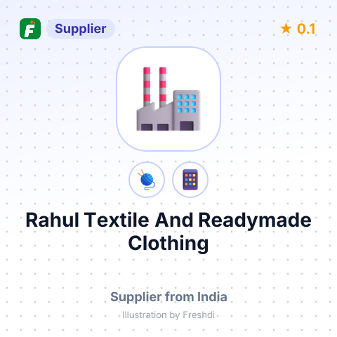 Rahul Textile And Readymade Clothing  – summary card, no photo uploaded yet