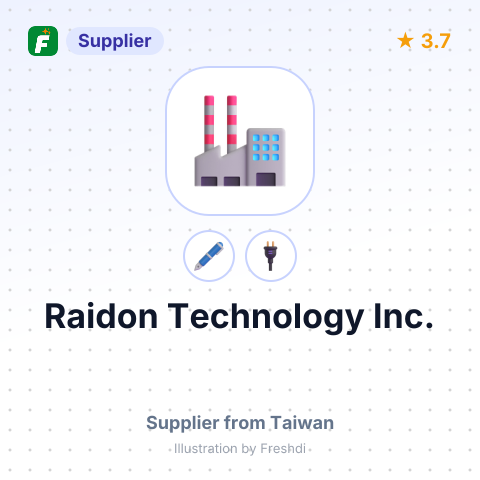 Raidon Technology Inc. – summary card, no photo uploaded yet