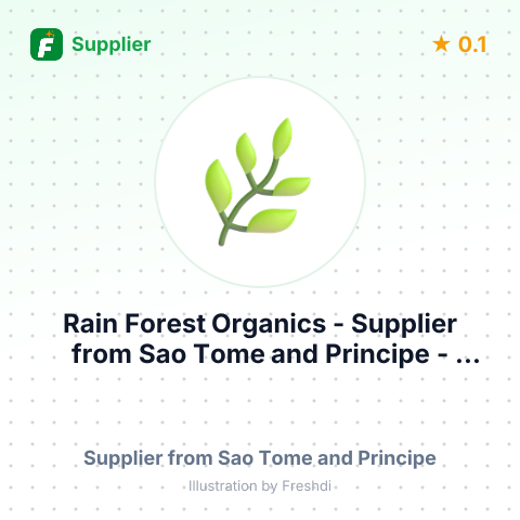 Rain Forest Organics  – summary card, no photo uploaded yet