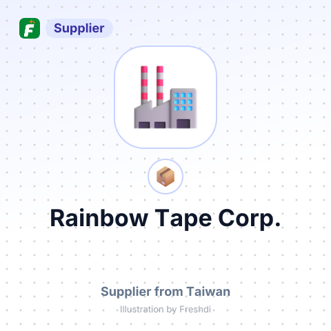 Rainbow Tape Corp. – summary card, no photo uploaded yet