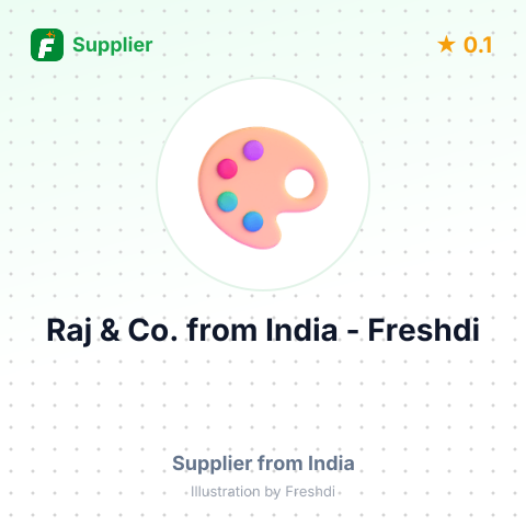 Raj & Co.  – summary card, no photo uploaded yet