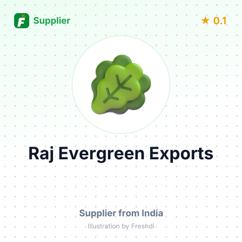 Raj Evergreen Exports – summary card, no photo uploaded yet