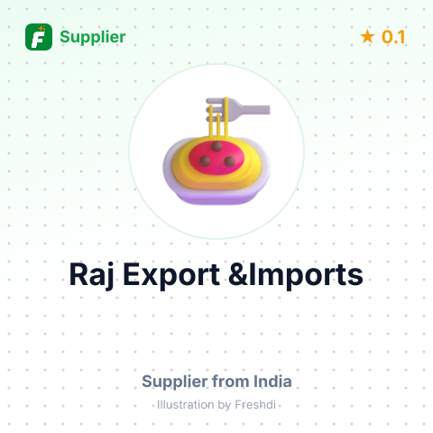Raj Export &Imports  – summary card, no photo uploaded yet