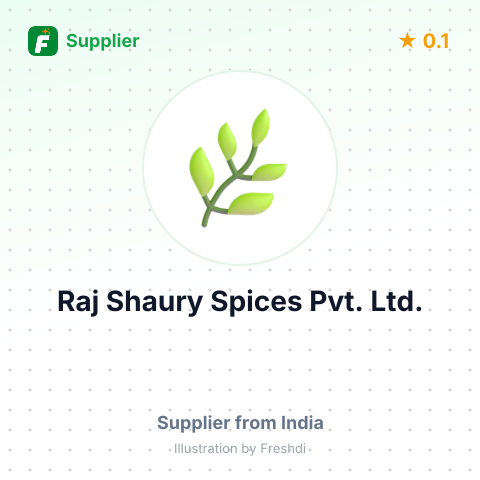 Raj Shaury Spices Pvt. Ltd.  – summary card, no photo uploaded yet