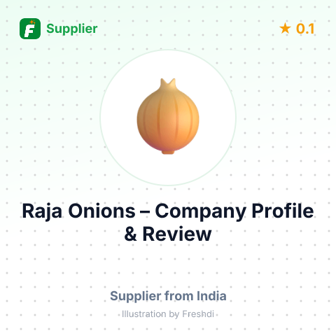Raja Onions – summary card, no photo uploaded yet